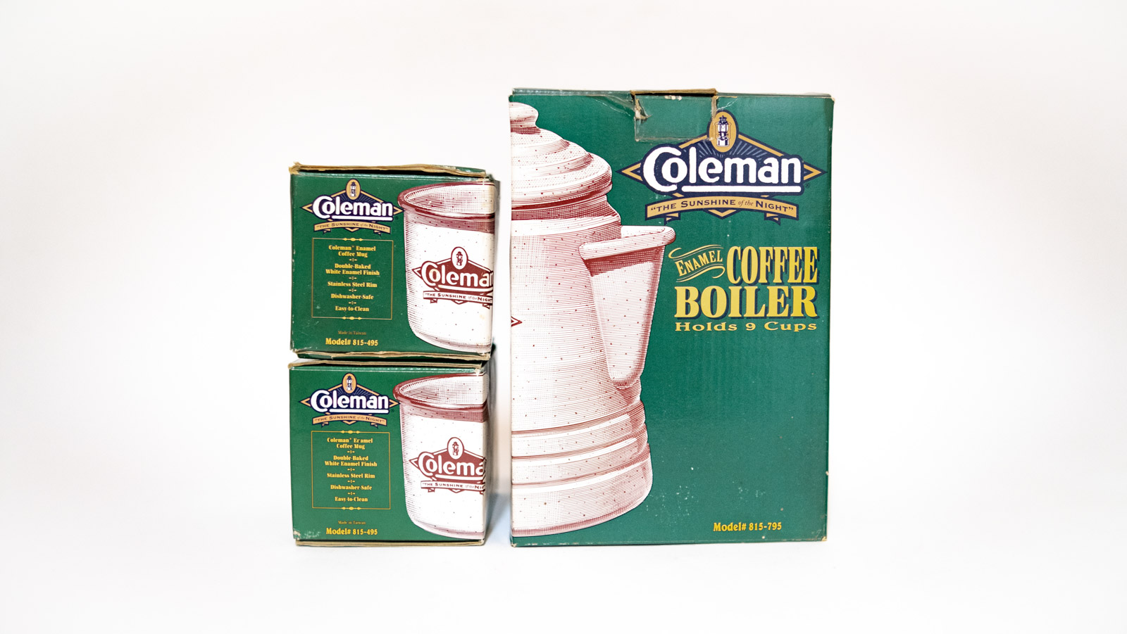 COLEMAN Enamel Coffee Mug~Model 815-495~New!