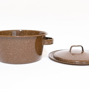 SOLD OUT！ヴィンテージ ブラウン ホーロー鍋 / vintage Cinsa