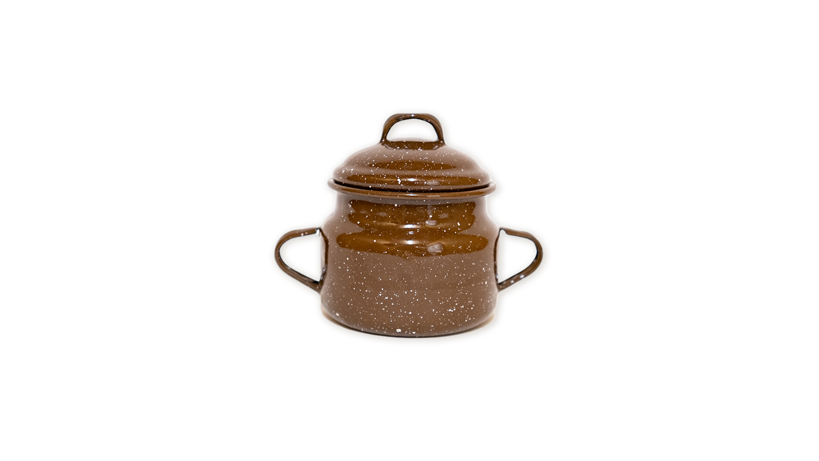 ヴィンテージ ブラウン ホーローシュガーポット / vintage Cinsa Mexico brown enamel sugar pot
