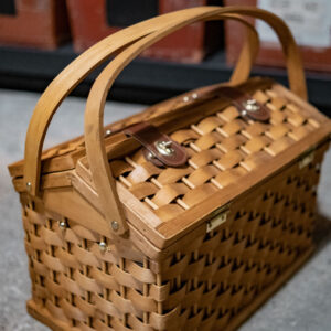 SOLD OUT！ヴィンテージ ピクニックバスケット カトラリーセット / Vintage picnic basket | GARAMP（ガランプ）